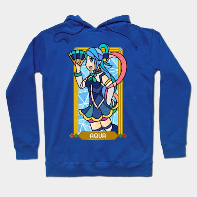 Aqua Hoodie by vizcan